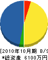 鈴木建設 貸借対照表 2010年10月期