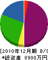 浜脇建設工業 貸借対照表 2010年12月期