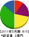 伊藤建設 貸借対照表 2011年5月期