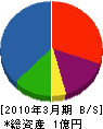 ソロ防水北海道 貸借対照表 2010年3月期