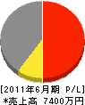 山田組 損益計算書 2011年6月期