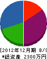 木村ミシン電器 貸借対照表 2012年12月期