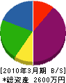 齋藤技建 貸借対照表 2010年3月期