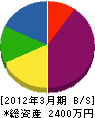 塚田工務店 貸借対照表 2012年3月期