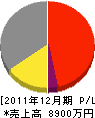 菅原工業所 損益計算書 2011年12月期