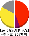米井塗装店 損益計算書 2012年8月期