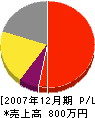 田原木工所 損益計算書 2007年12月期