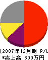 日村電工 損益計算書 2007年12月期