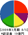 大亜工業 貸借対照表 2009年3月期