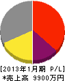 浅井ペイント 損益計算書 2013年1月期