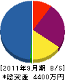 丸富士工業 貸借対照表 2011年9月期