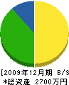 宮崎鉄工所 貸借対照表 2009年12月期