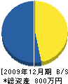 江藤建設 貸借対照表 2009年12月期