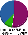 武原造園 貸借対照表 2009年12月期