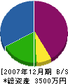 太田土木工業 貸借対照表 2007年12月期