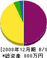 田村建築工業 貸借対照表 2008年12月期