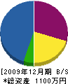 中田建設 貸借対照表 2009年12月期