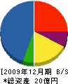 石井工務店 貸借対照表 2009年12月期
