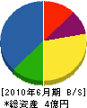 鈴木土建 貸借対照表 2010年6月期