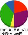 ヤマサ 貸借対照表 2012年3月期