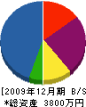 三貴松建設 貸借対照表 2009年12月期