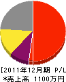 松本ガラス 損益計算書 2011年12月期