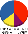 斉藤工設 貸借対照表 2011年5月期