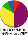 井上土木 貸借対照表 2007年12月期