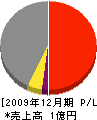延田建設 損益計算書 2009年12月期