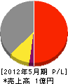 藤井興産 損益計算書 2012年5月期