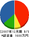 ミヤハタ組 貸借対照表 2007年12月期