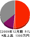 永井土木 損益計算書 2009年12月期