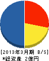 新潟リアライズ 貸借対照表 2013年3月期