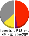佐藤設備 損益計算書 2009年10月期
