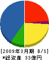 菱彩テクニカ 貸借対照表 2009年3月期