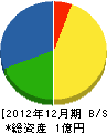 桜田設備工業 貸借対照表 2012年12月期