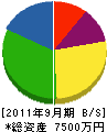 タイヨー緑化工業 貸借対照表 2011年9月期