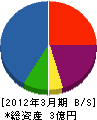 谷澤商会 貸借対照表 2012年3月期