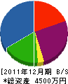 システム平野 貸借対照表 2011年12月期