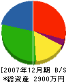 出口産業 貸借対照表 2007年12月期