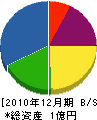 ヤマヨ建設 貸借対照表 2010年12月期