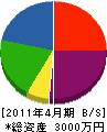 山崎興業 貸借対照表 2011年4月期
