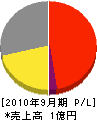 日本建材工業 損益計算書 2010年9月期