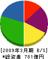 昭和電線ケーブルシステム 貸借対照表 2009年3月期