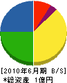 斉田商事 貸借対照表 2010年6月期
