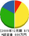 磯崎塗装 貸借対照表 2008年12月期