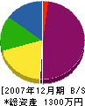 太田工務所 貸借対照表 2007年12月期