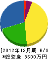 石川翠樹園 貸借対照表 2012年12月期