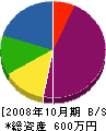 豊電社 貸借対照表 2008年10月期