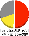 和田工商 損益計算書 2012年5月期